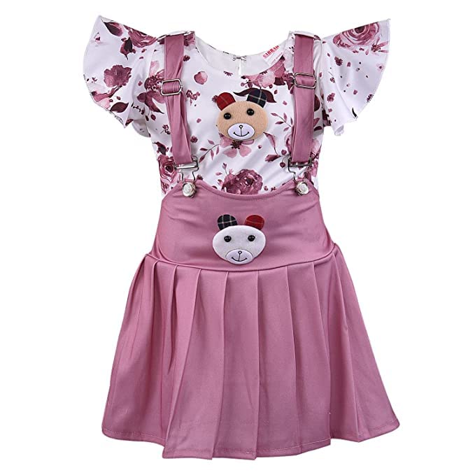 Buy Premium Baby Girls Cotton Dungaree Dress Online