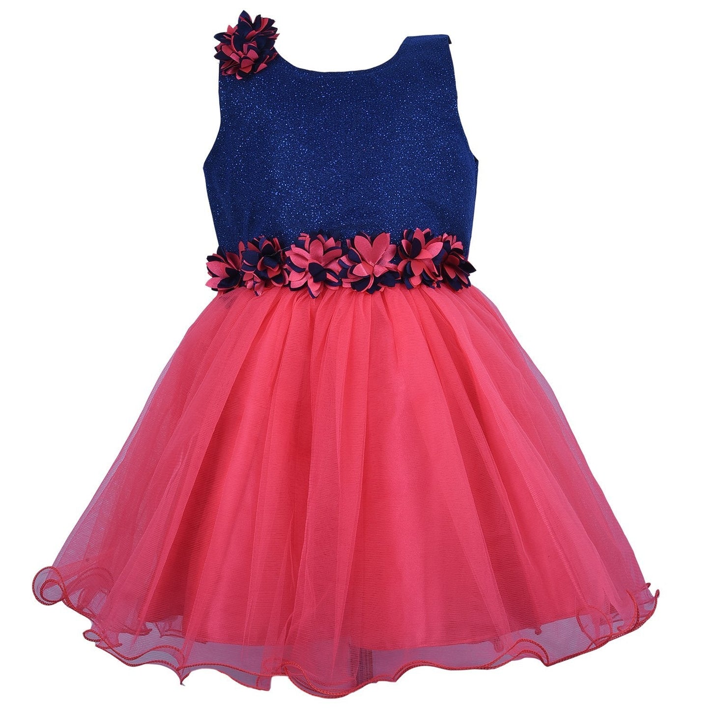 Baby Girls Party Wear Frock Dress Fr1005T - Wish Karo Dresses