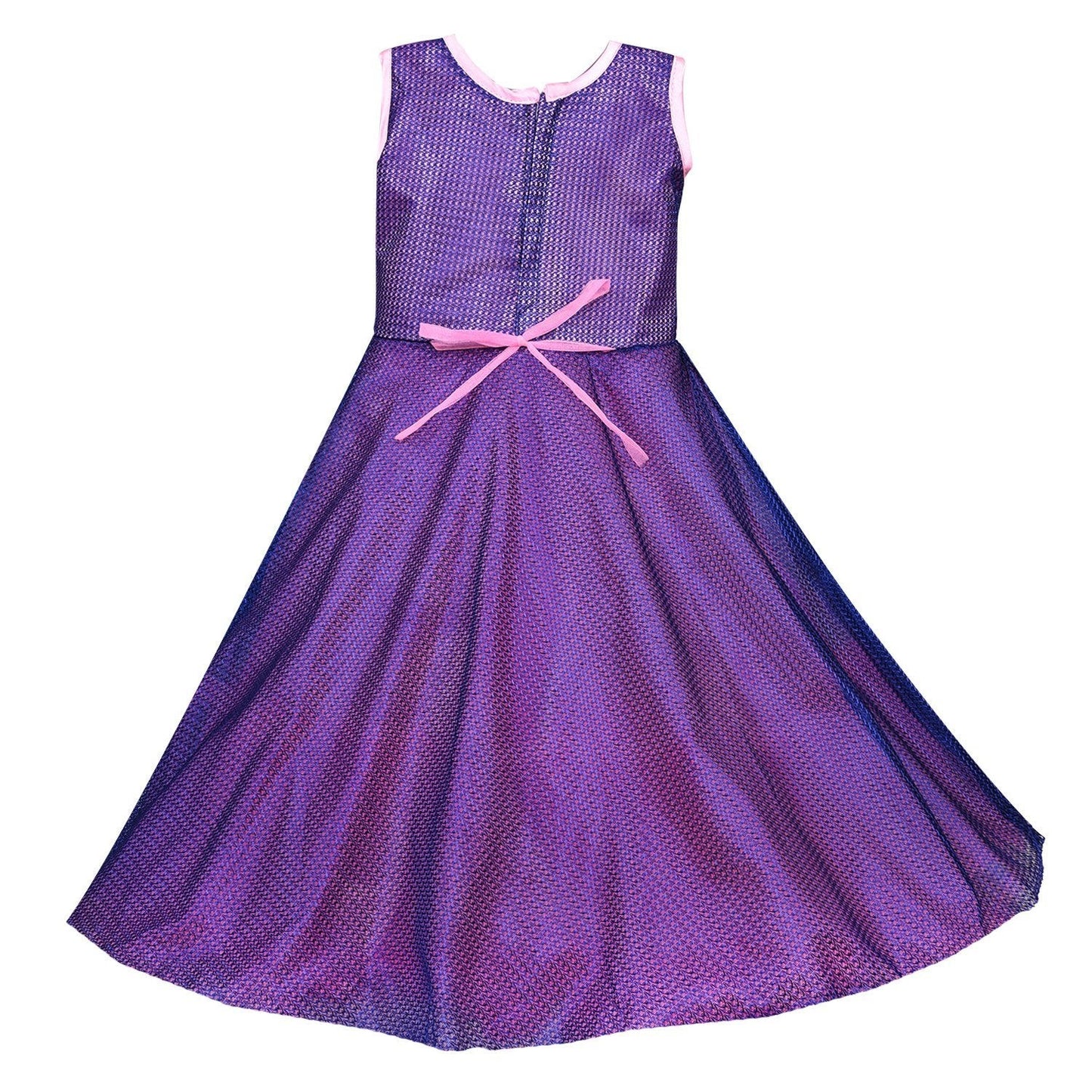 Girls Party Wear Long Dress Gown LF133pnk - Wish Karo Dresses