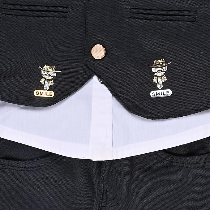 Jivzo Shirt With Waistcoat And Pant For Boys