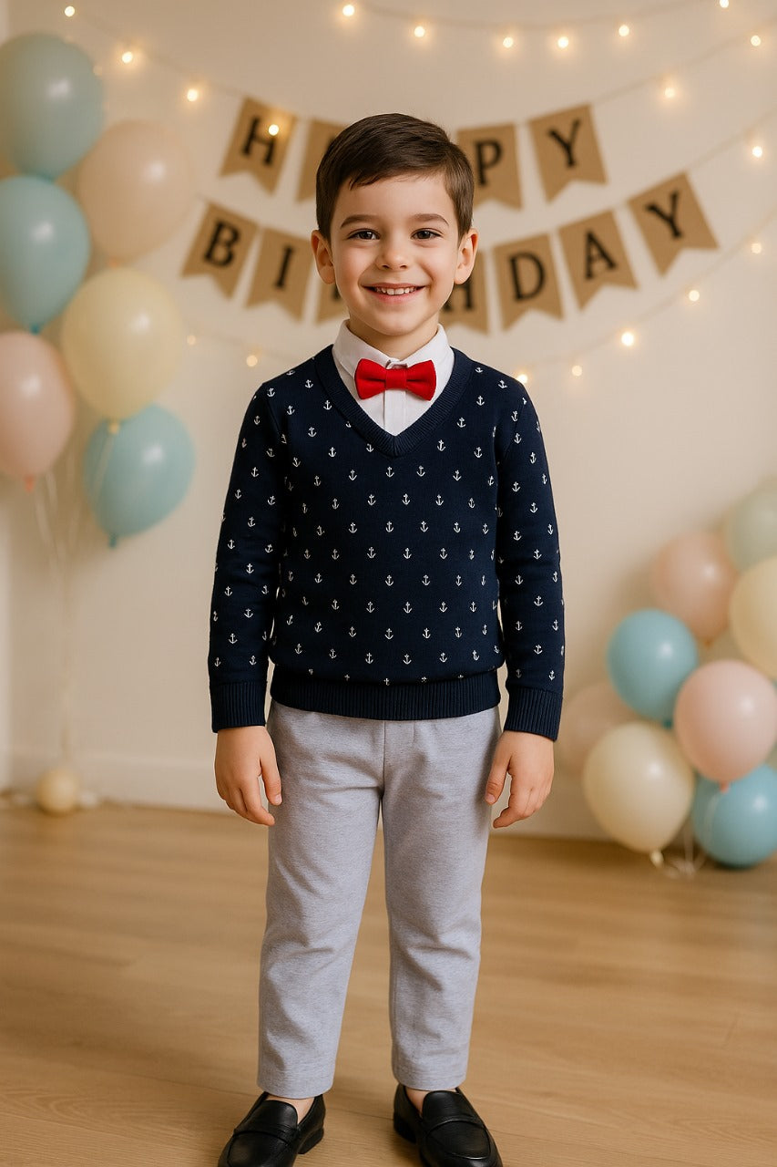 Wish Karo Cotton Clothing Set for Baby Boys hfs598y