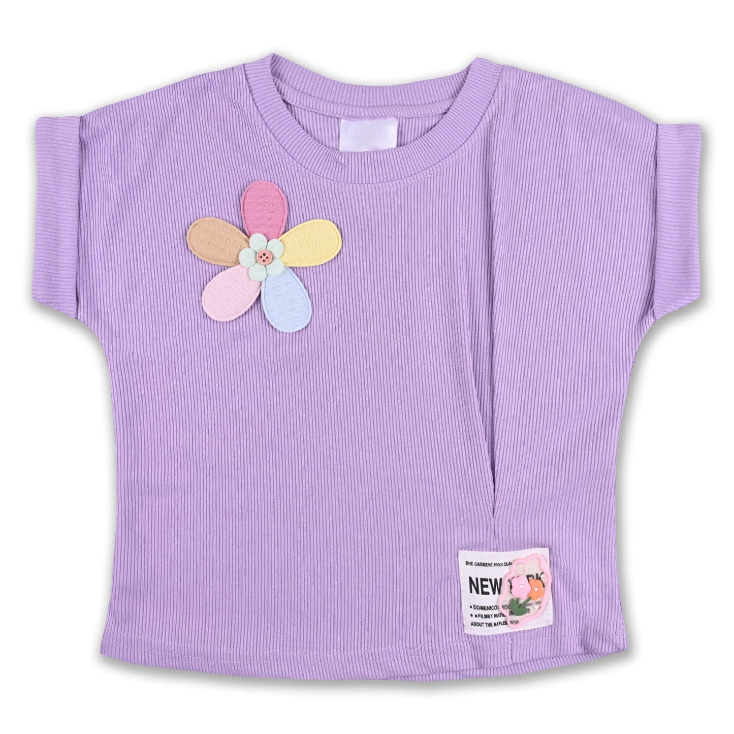 Girls Patchwork Designed T-Shirt