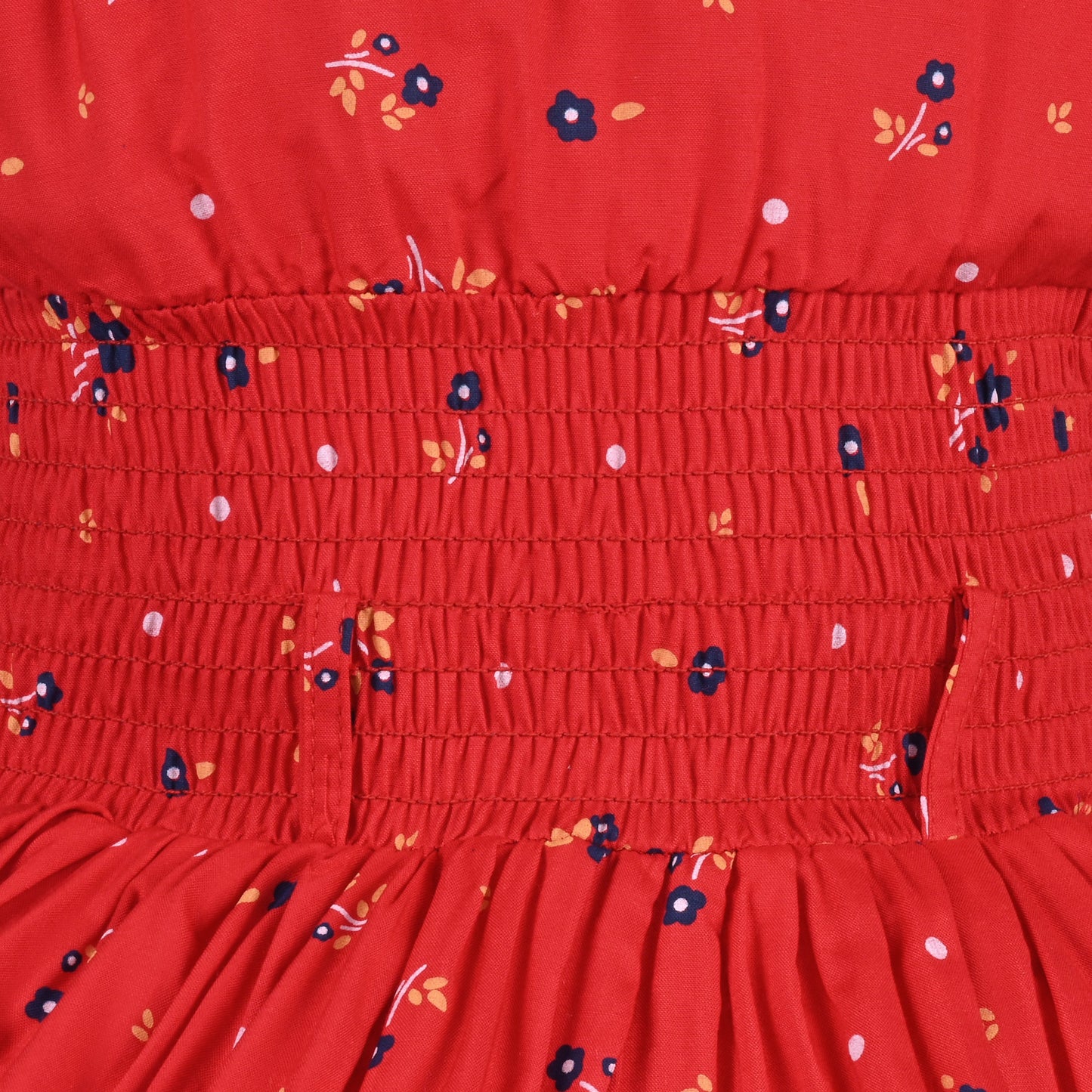 Girls Floral Printed Rayon Summer Dress