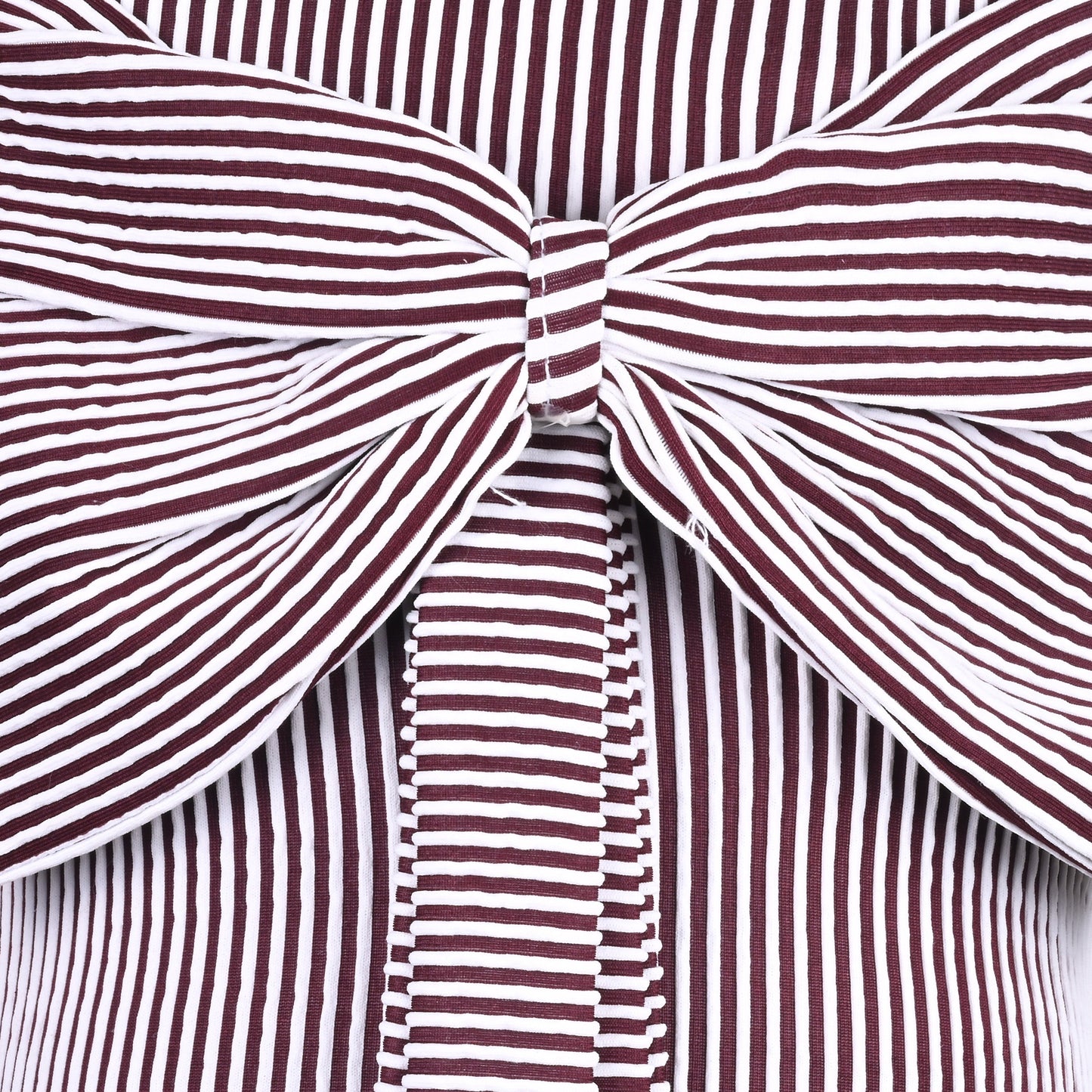Jivzo Girls Striped Fit and Flare Frock Dress