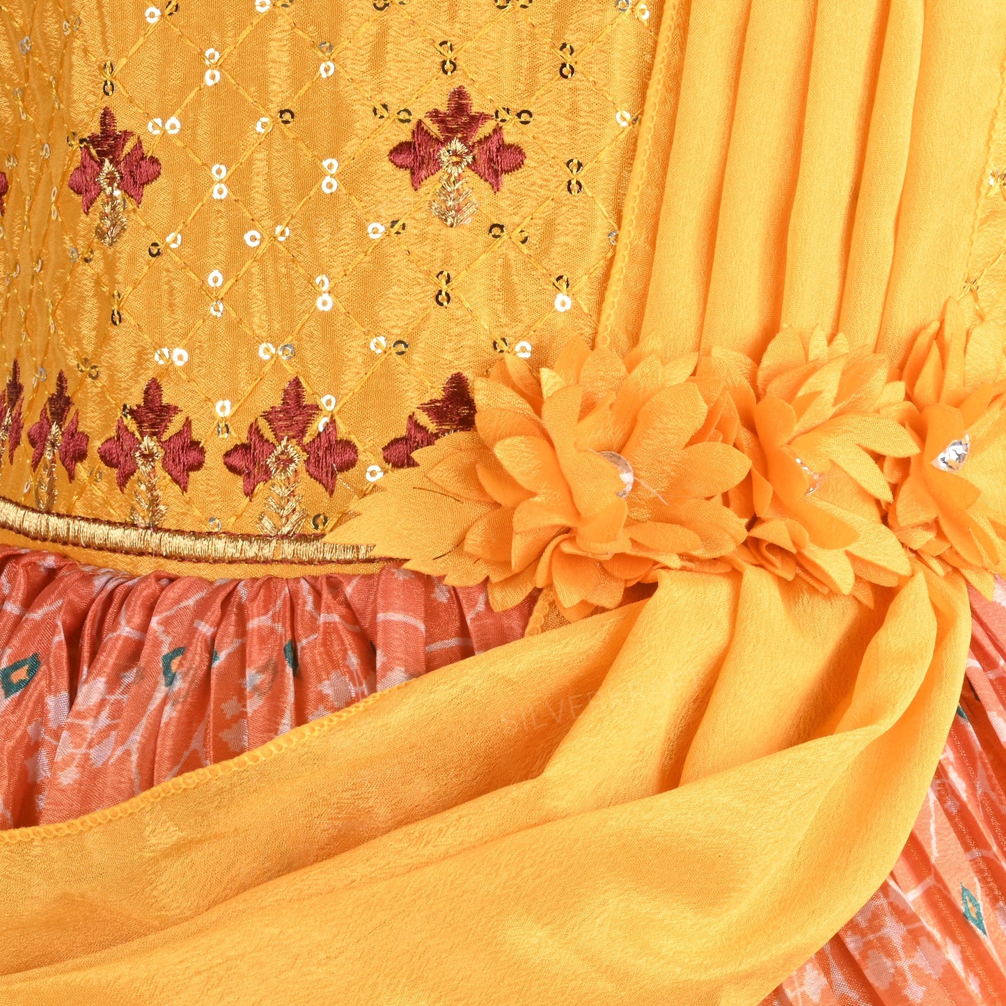 Buy Ethnic Dress for Girls | Baby Girls Wedding Dress & Frocks Online | Girls Pongal Dresses