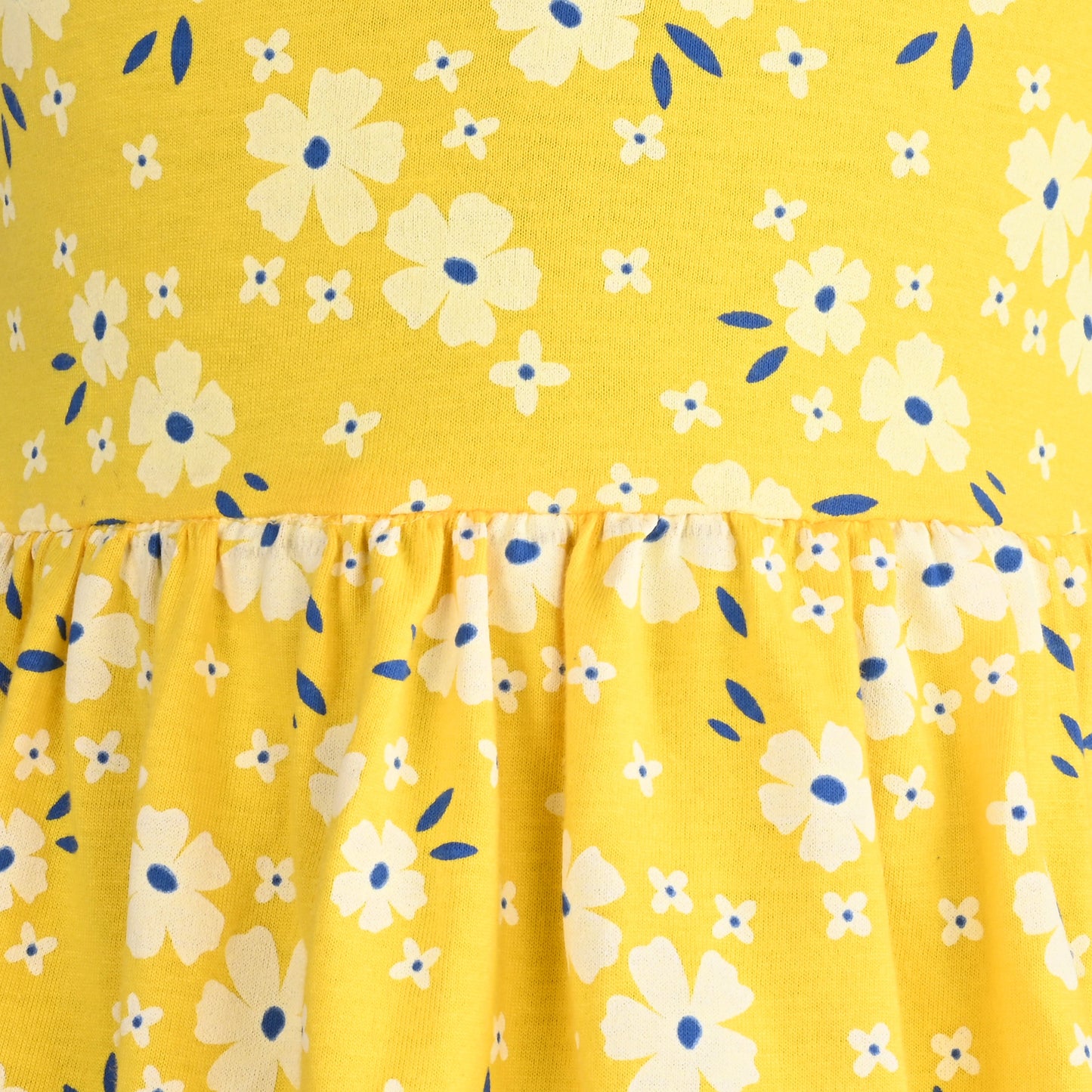 Girls Short Sleeve Fit and Flare Frock Dress