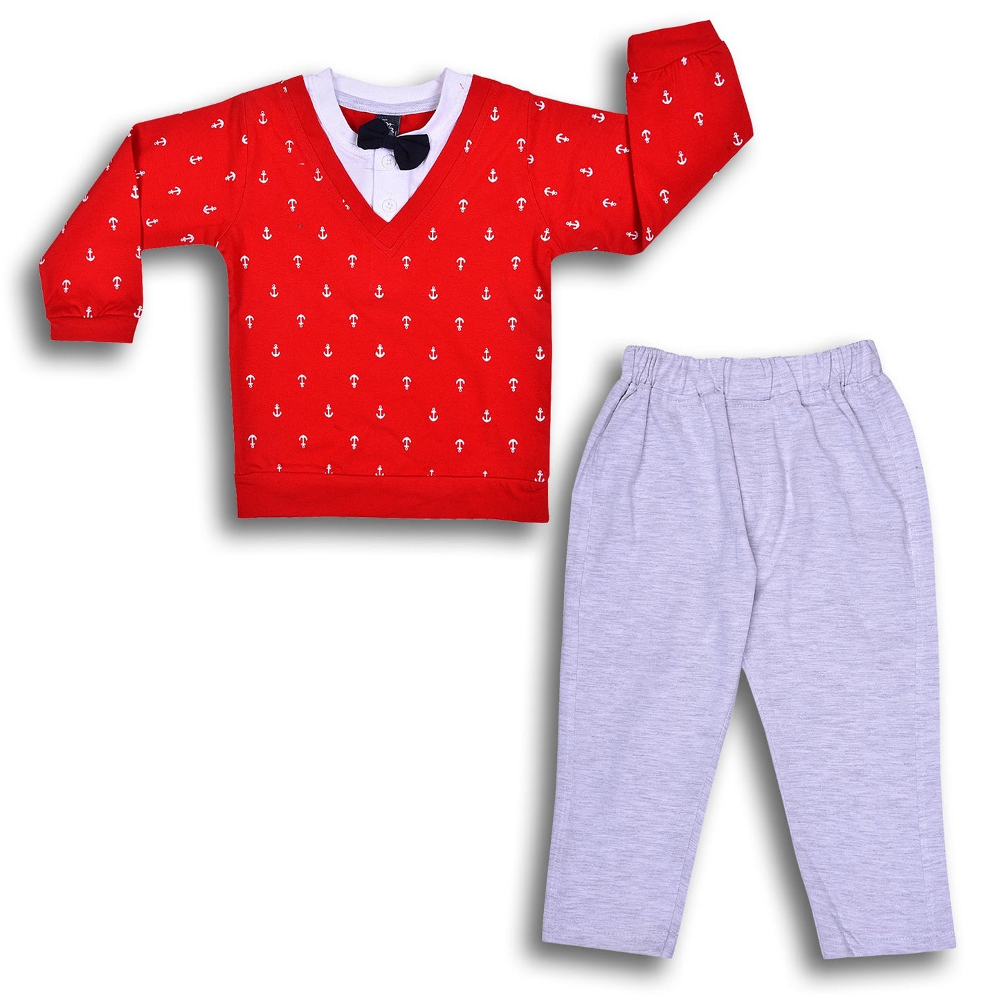 Jivzo Cotton Clothing Set for Baby Boys hfs614rd