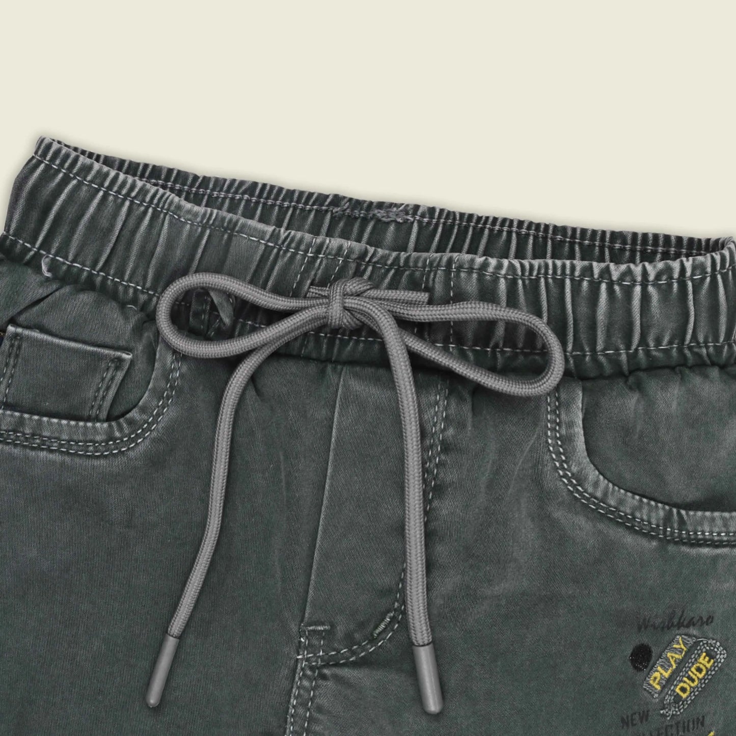 Boys Denim Cargo Jogger Jeans with Side Pockets