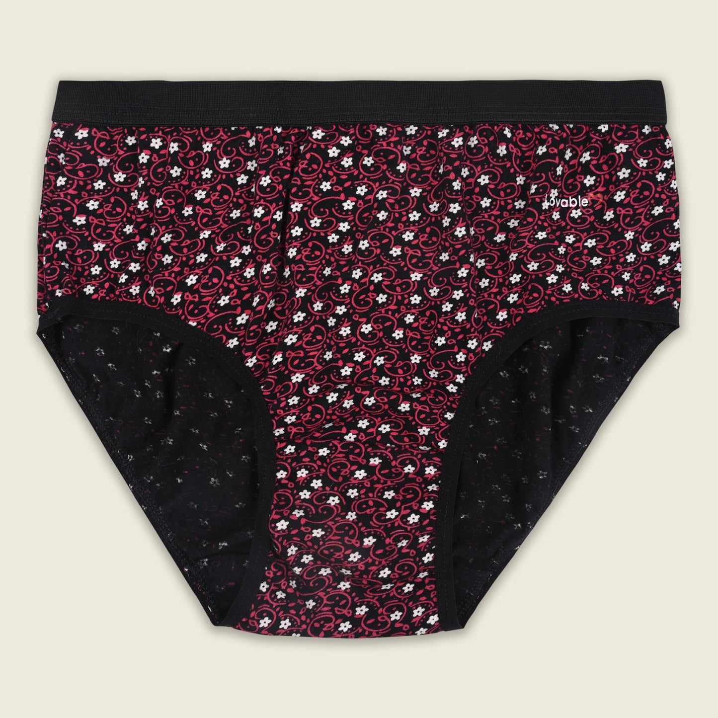 Women’s Cotton Blend Printed Mid-Rise Briefs – Pack of 3