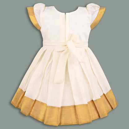 Buy Premium Onam & Wedding Dress for Baby Girl Online | Girls Wedding Dress | Girls Pongal Dress