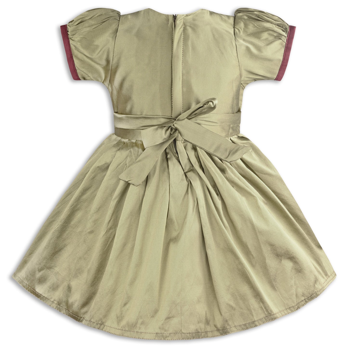 Buy Premium Maroon Baby Girl Ethnic Dress Online| Wedding Girls Dress | Girls Pongal Dress