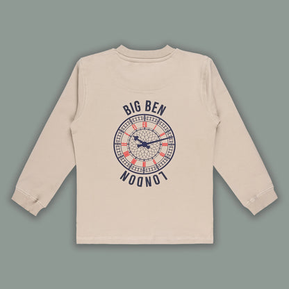 Boys Cotton Blend Full Sleeve Printed T-Shirt | Casual Wear for Kids