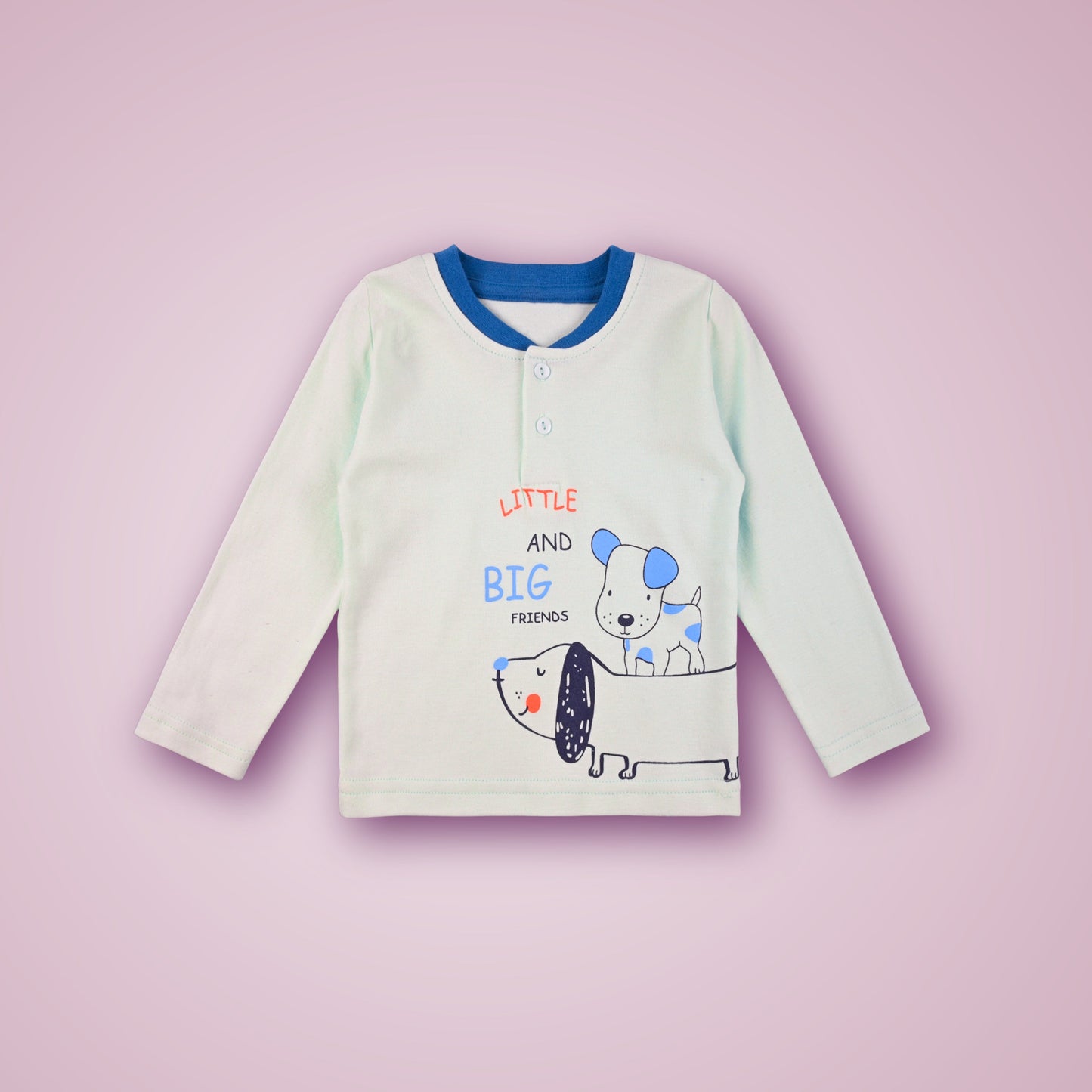 Girls and Boys Printed Top and Bottom Set
