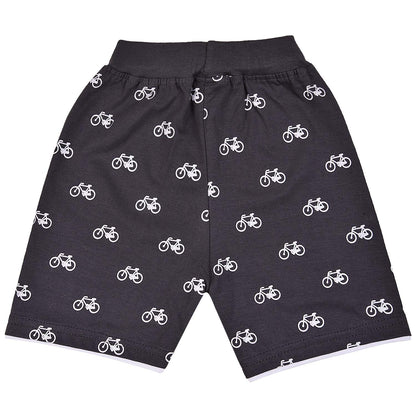 Jivzo Unisex Shorts for Boys & Baby Girls-Boxers-(Set of 3)-(bt28blk)