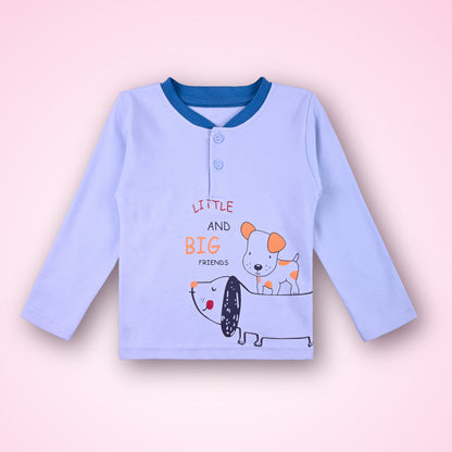 Girls and Boys Printed Top and Bottom Set