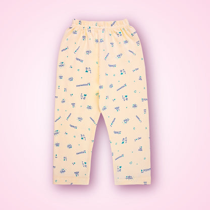 Girls and Boys Printed Top and Bottom Set