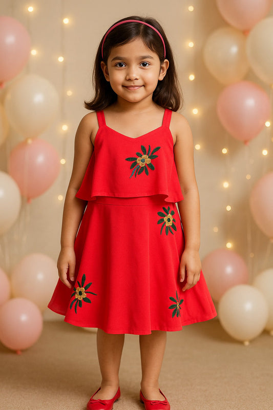 Jivzo Baby Girls Frocks Dress for Girls-(csl244)