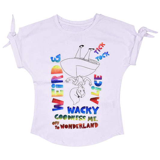 Jivzo Baby Girls Printed T-Shirt for Girls-tsg207