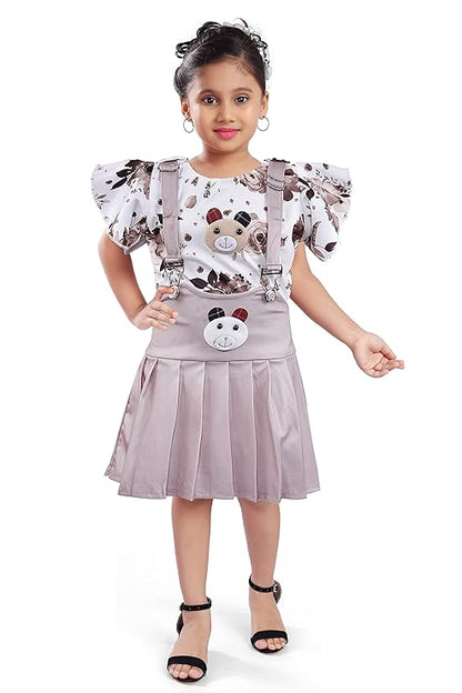 Buy Premium Baby Girls Cotton Dungaree Dress Online