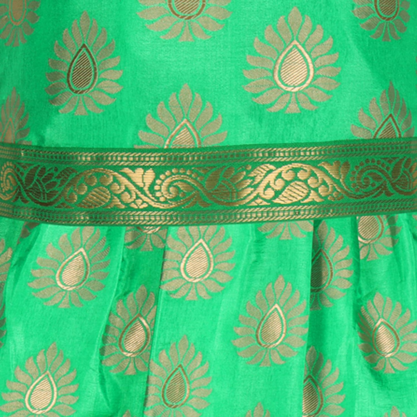 Buy Premium Baby Girls Silk Pattu Pavadai Dress Online