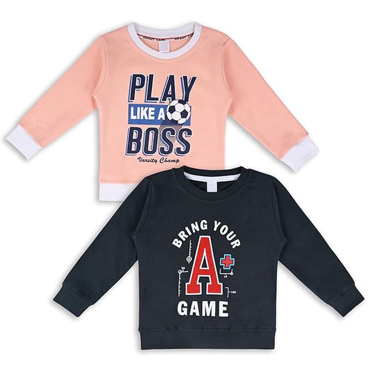 Buy Unisex Cotton Sweatshirt Online | Best Sweatshirt for Boys | Buy two Kids Sweatshirts Under 599
