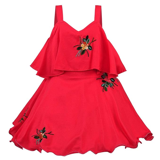 Jivzo Baby Girls Frocks Dress for Girls-(csl244)