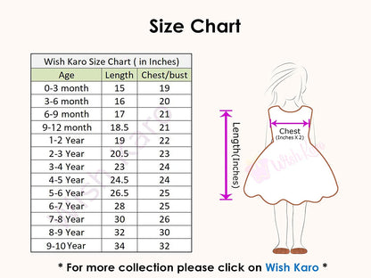 Fabesta Baby Girls Cotton Frock Dress (ctn80nw)