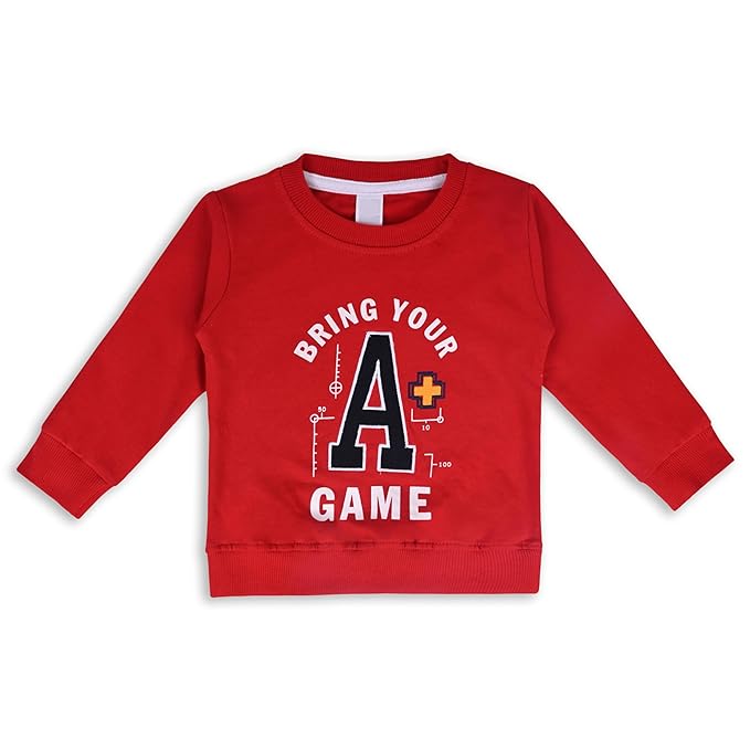 Buy Unisex Cotton Sweatshirt Online | Best Sweatshirt for Boys | Buy two Kids Sweatshirts Under 599