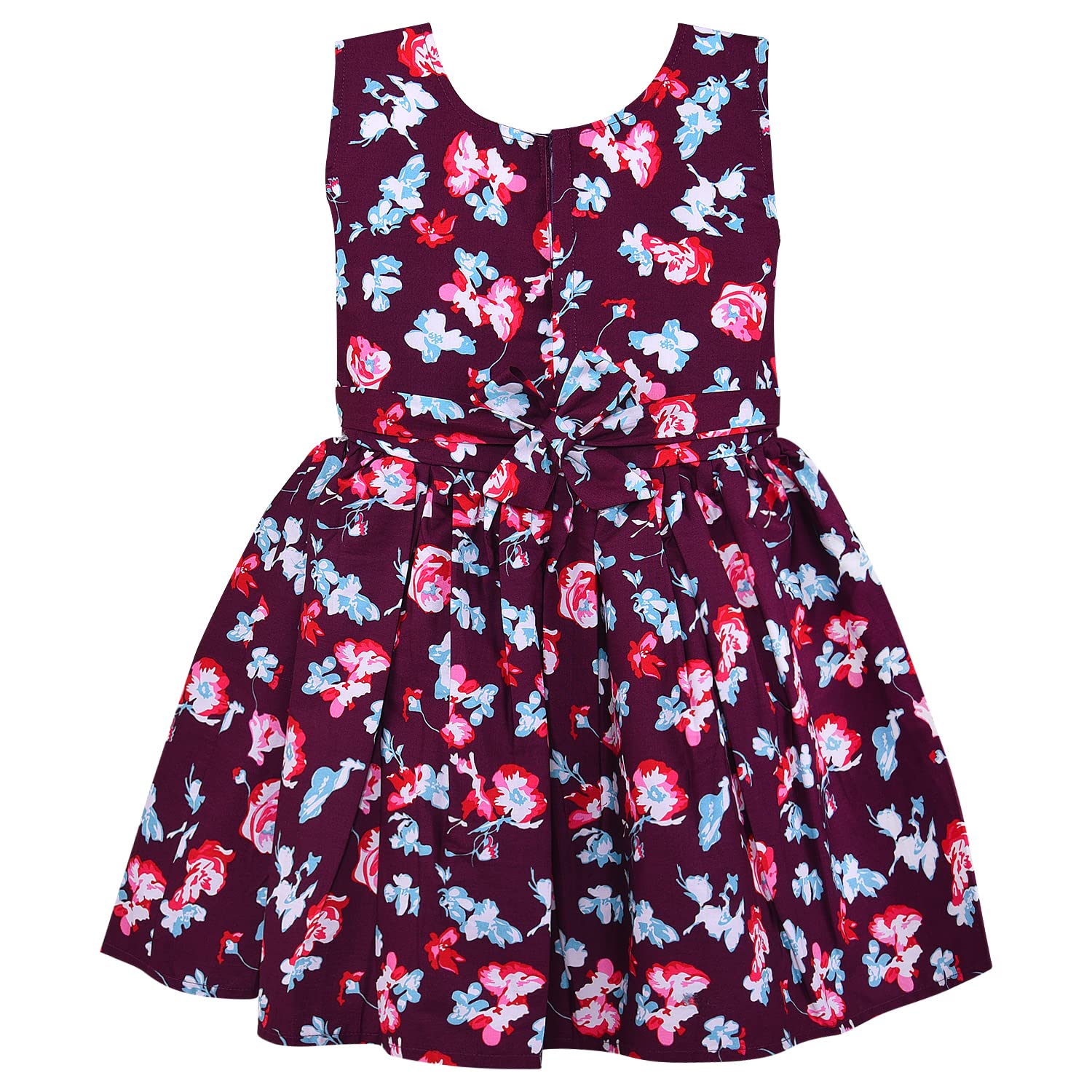 Girls Floral Printed Fit and Flare Dress Frock online | Cute Party Wear for Kids