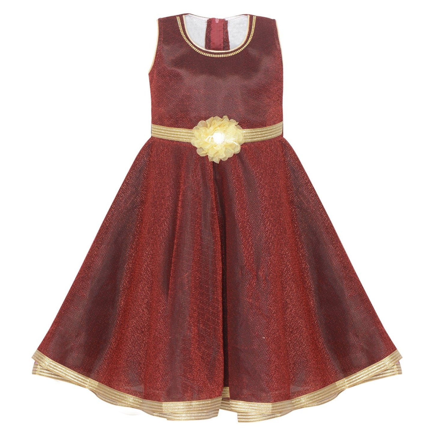 Girls Long Frock LF121mm -  Wish Karo Dresses