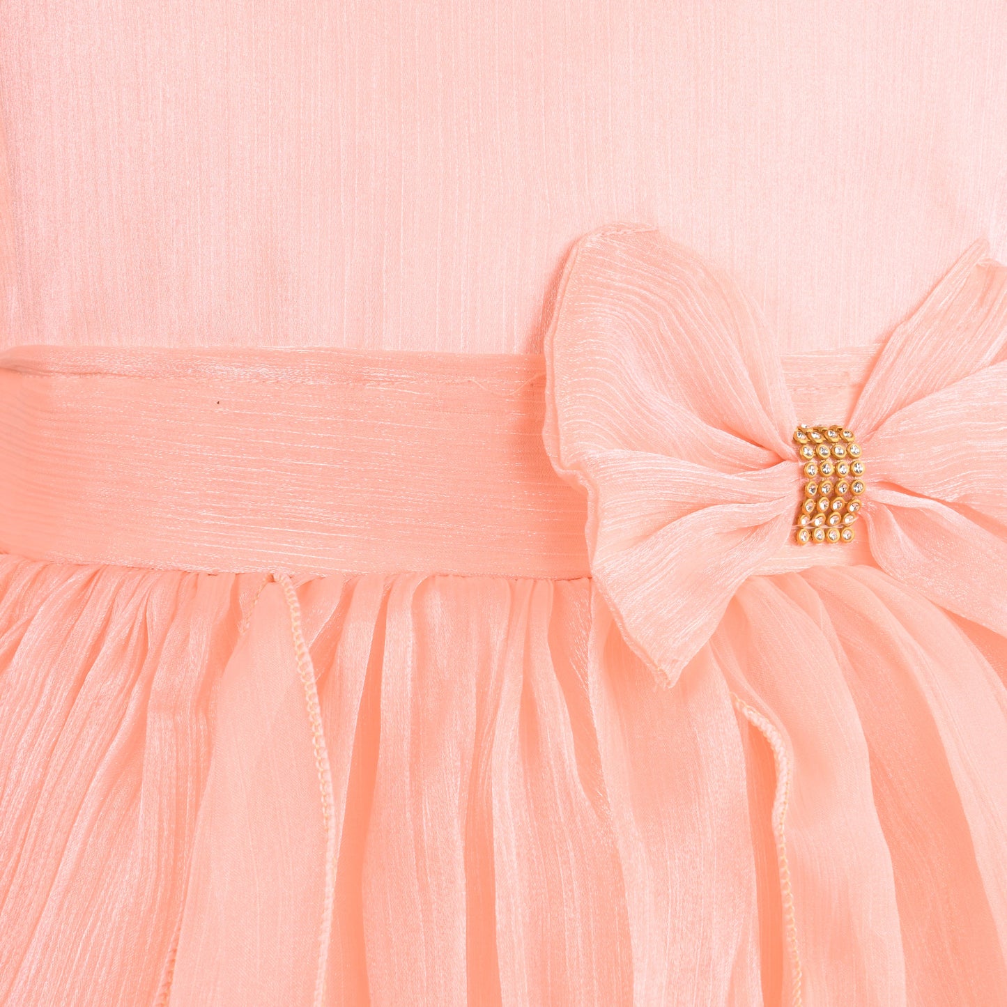 Baby Girls Elegance in Peach/Perfect Party Dress
