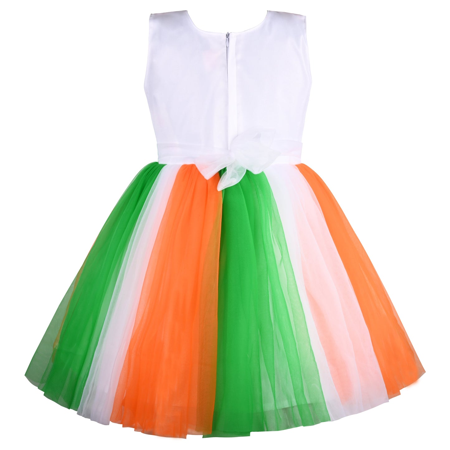 Baby Girls Indian Flag Dress Online | Tiranga Dress for Girl | Girls Tri Color Dress