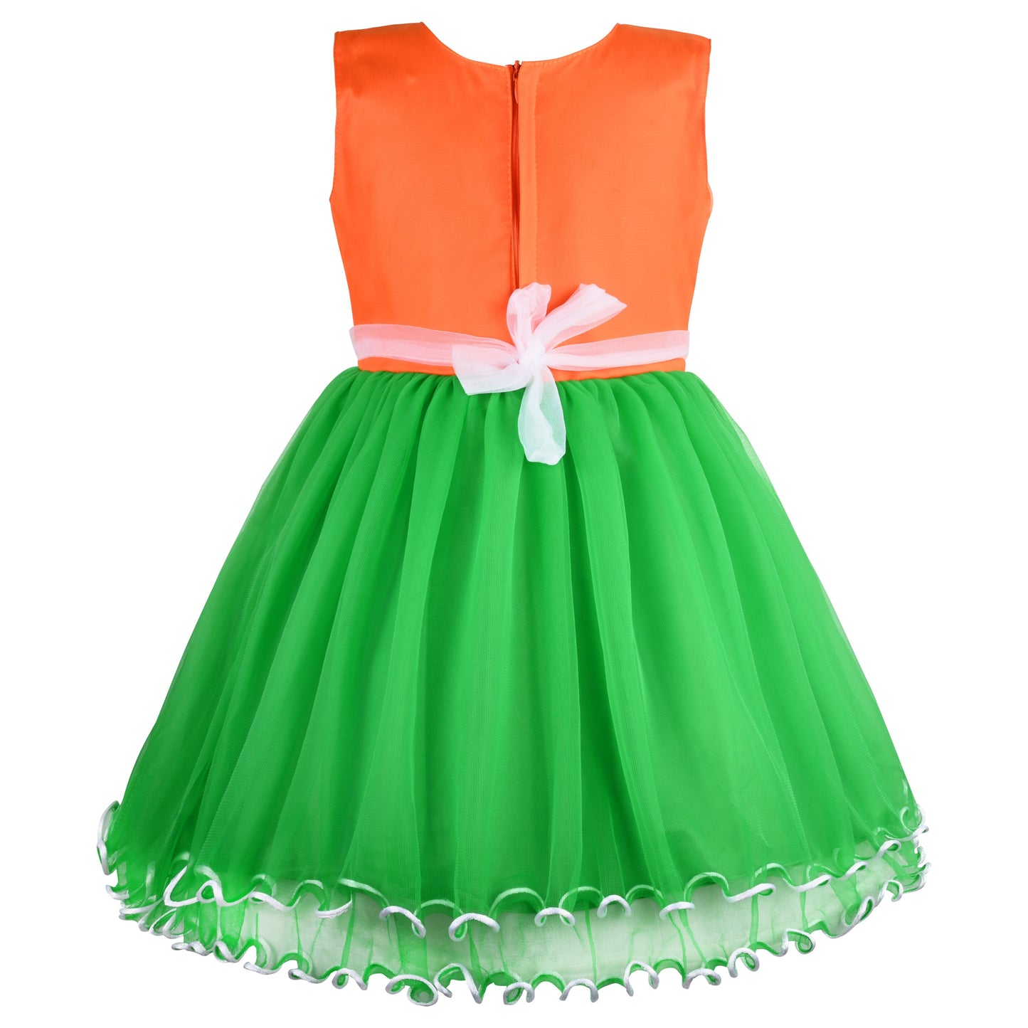 Baby Girls Indian Flag Dress Online| Girls Tri Color Dress| Tiranga Dress for Girl