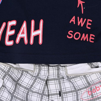 Boys Printed T-Shirt and Shorts
