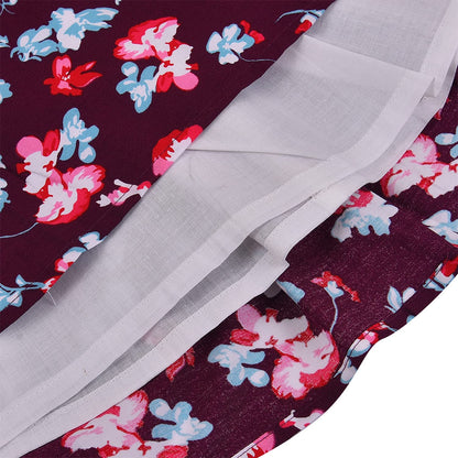 Girls Floral Printed Fit and Flare Dress Frock online | Cute Party Wear for Kids