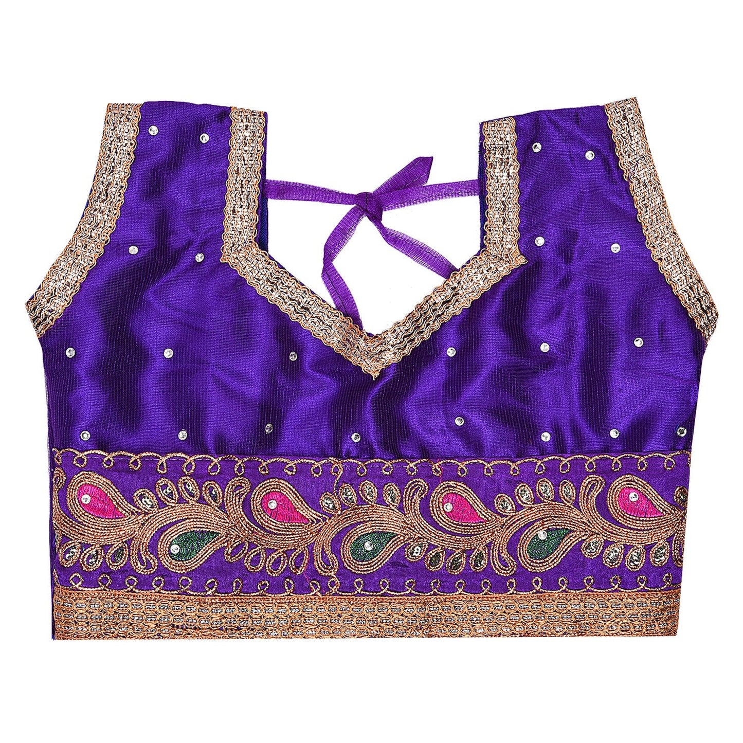 Girls Ethnic Embroidered Lehenga Choli