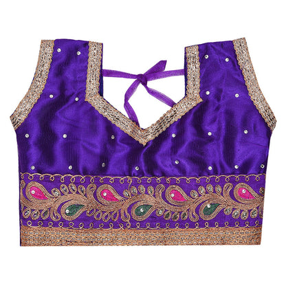 Girls Ethnic Embroidered Lehenga Choli