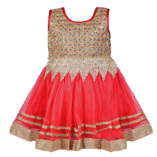 Party wear Baby Girls Frock Dress fr1522rd -  Wish Karo Dresses
