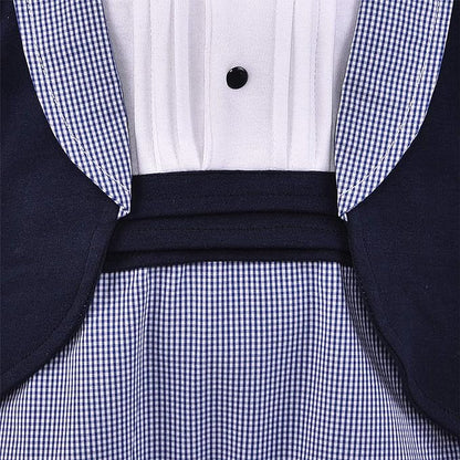 Unisex Clothing Sets With Bow Tie