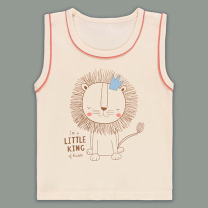 Boys Printed Cotton Tshirt and Shorts Set