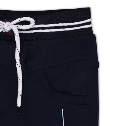 Boys Printed Elastic Casual Trouser