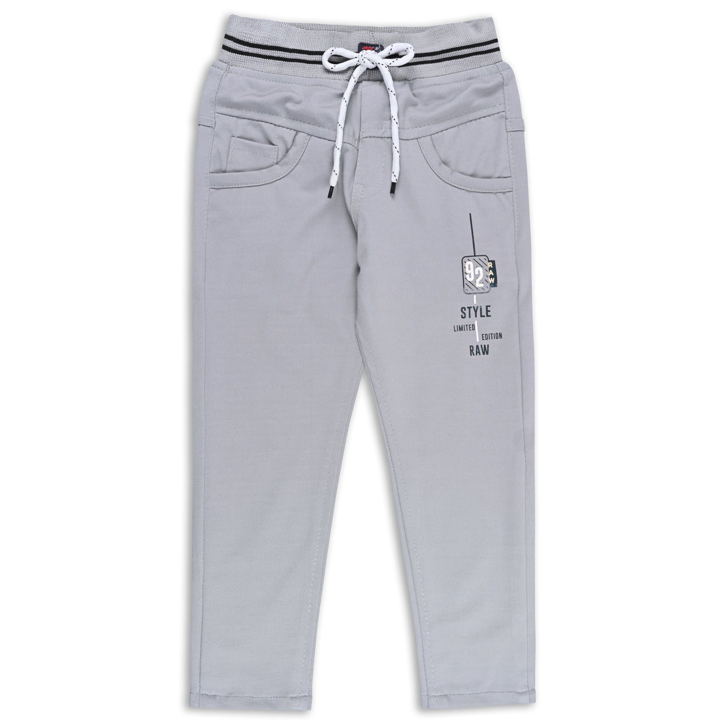 Boys Printed Elastic Casual Trouser