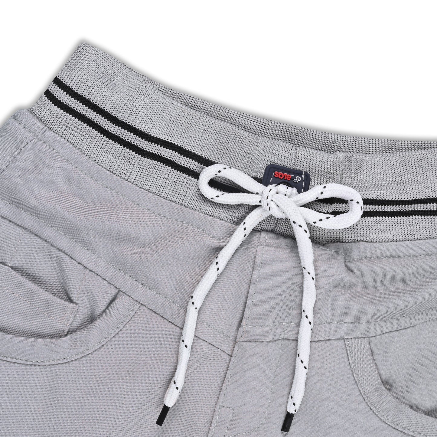 Boys Printed Elastic Casual Trouser
