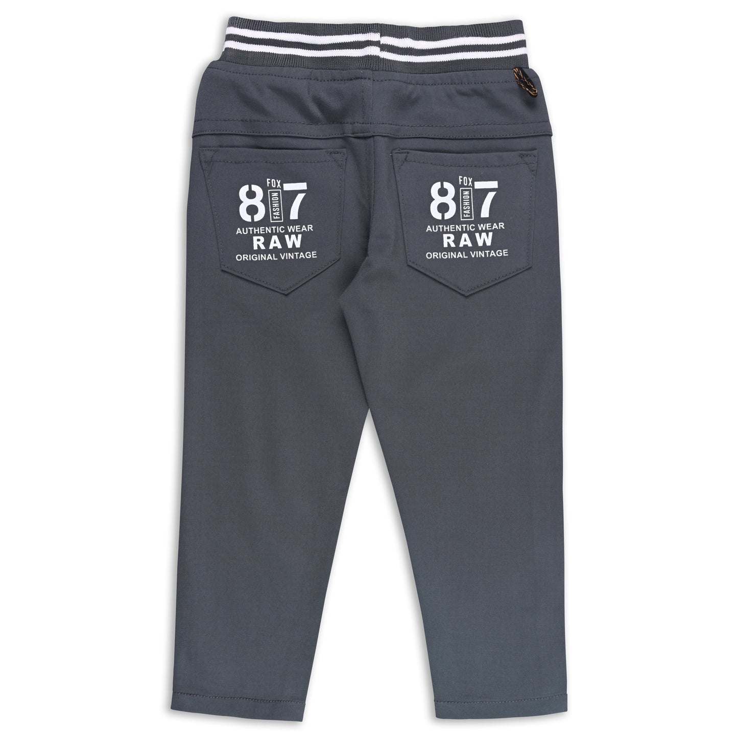 Boys Printed Elastic Casual Trouser