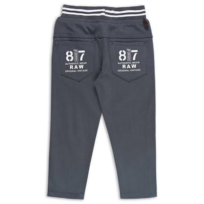 Boys Printed Elastic Casual Trouser