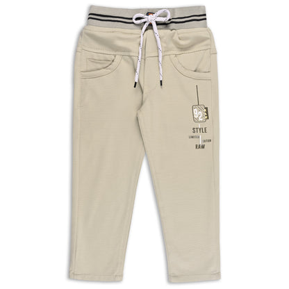Boys Printed Elastic Casual Trouser