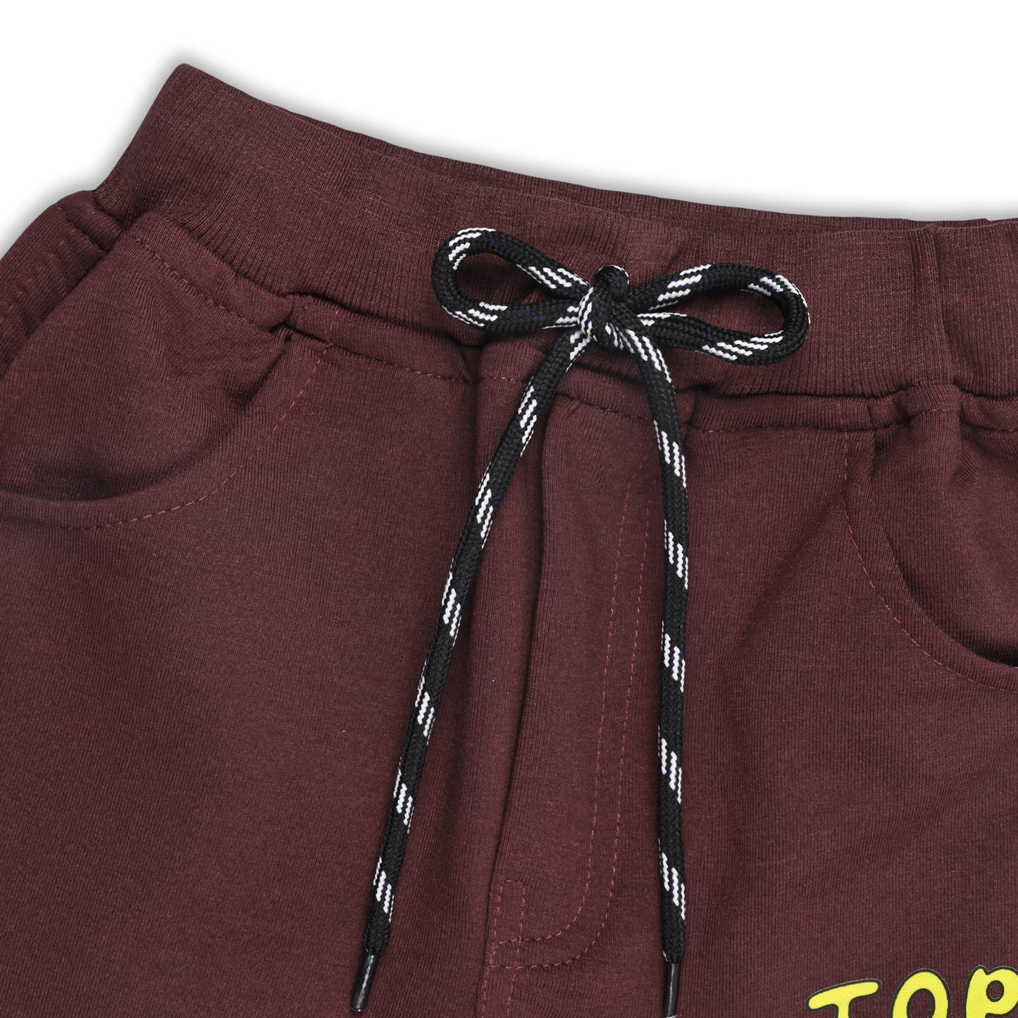 Boys Cartoon Print Elastic Cotton Casual Joggers