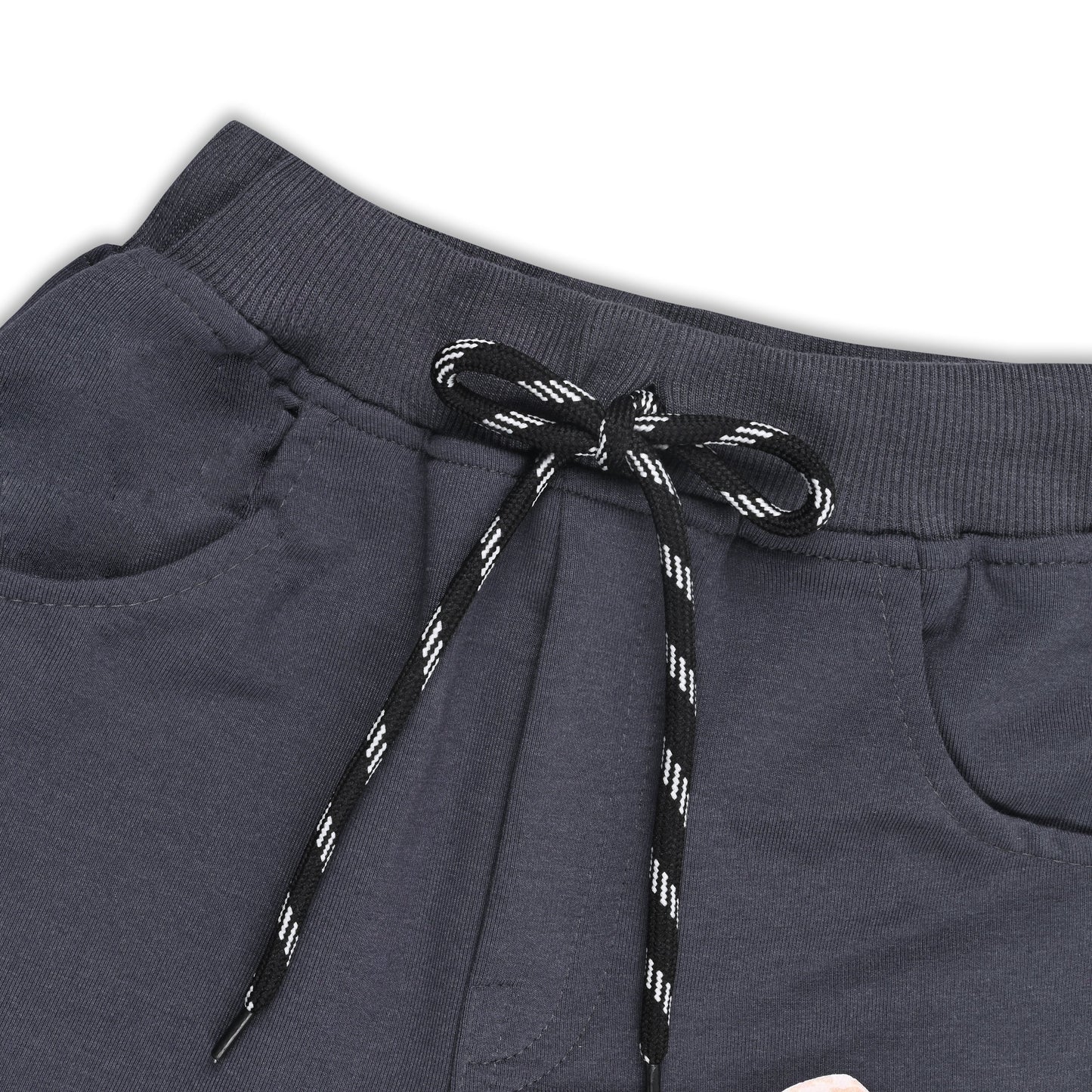 Boys Cartoon Print Elastic Cotton Casual Joggers