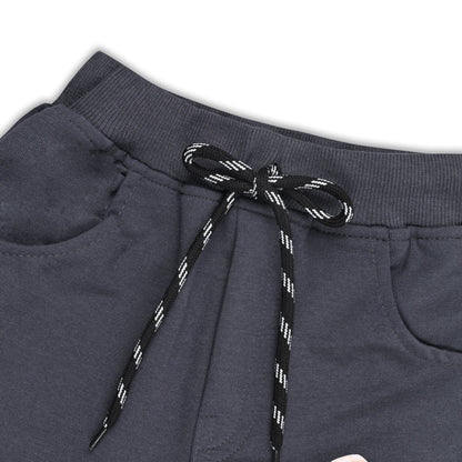 Boys Cartoon Print Elastic Cotton Casual Joggers