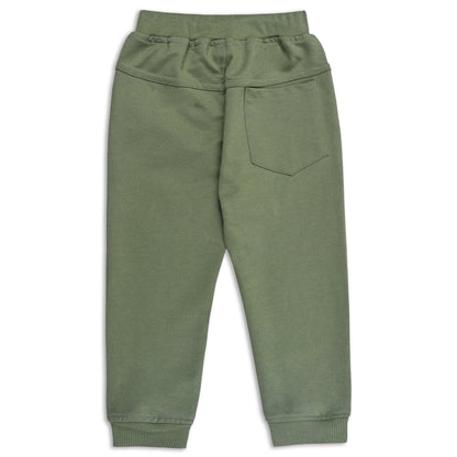 Boys Cartoon Print Elastic Cotton Casual Joggers